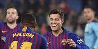 Coutinho e Malcom foram destaques no último jogo do Barça (Foto: AFP)  Foto: Lance!