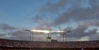 Vista dos torcedores do São Paulo em partida contra o Palmeiras, válida pelas semifinais do Campeonato Paulista 2019, no Estádio do Morumbi  Foto: Ale Cabral / Agif / Estadão Conteúdo