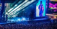 Kendrick Lamar tocou no último dia do Lollapalooza  Foto: Tiago Queiroz / Estadão