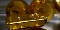 Barras de ouro em Munique, Alemanha
03/03/2014
REUTERS/Michael Dalder  Foto: Reuters