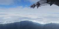 Cientistas dizem que a ruptura da geleira que produzirá um Iceberg to tamanho de Londres é resultado de um processo natural  Foto: Jan De Rydt / BBC News Brasil