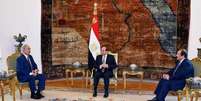 Presidente do Egito recebe Haftar para debater crise na Líbia  Foto: EPA / Ansa - Brasil