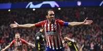 Godín é um dos maiores ídolos da história do Atlético de Madrid (Foto: AFP)  Foto: Lance!