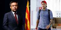 O presidente do Barcelona Josep Maria Bartomeu disse que Dembelé é melhor que Neymar (Foto: Arte/Lance!)  Foto: LANCE!