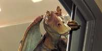 Ahmed Best em 'Star Wars: Episódio I — A Ameaça Fantasma' (1999)  Foto: IMDB / Reprodução