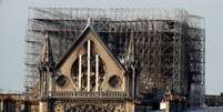 Catedral de Notre-Dame, em Paris, após incêndio
18/04/2019
REUTERS/Philippe Wojazer  Foto: Reuters