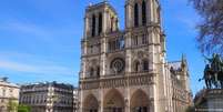 Templo efêmero de madeira ocupará parte da esplanada em frente à Catedral de Notre-Dame   Foto: DW / Deutsche Welle