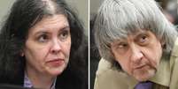 David e Louise Turpin foram condenados &agrave; pris&atilde;o perp&eacute;tua, mas poder&atilde;o pleitear liberdade condicional depois de cumprir 25 anos de pena  Foto: AFP / BBC News Brasil