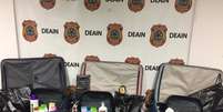 Malas do casal preso com 20kg de coca&iacute;na no aeroporto  Foto: POL&Iacute;CIA FEDERAL/DIVULGA&Ccedil;&Atilde;O / Estad&atilde;o