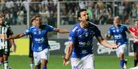 Fred comemora gol do Cruzeiro na final contra o Atlético-MG  Foto: Telmo Ferreira/FramePhoto / Telmo Ferreira/FramePhoto/Gazeta Press