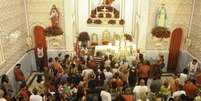Em 23 de abril de 2019, Igreja de São Jorge, na cidade de Niterói, celebra o dia de São Jorge.  Foto: VIVIANE LEPSCH/FOTOARENA / Estadão