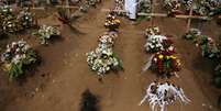 Sacerdote coloca flores em local de funeral coletivo no Sri Lanka
25/04/2019 REUTERS/Athit Perawongmetha   Foto: Reuters
