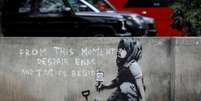 Nova obra atribuída a Banksy é descoberta em Londres  Foto: Peter Nicholls / Reuters