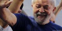 Antes de ser preso, em 7 de abril de 2018, Lula participou de comício  Foto: DW / Deutsche Welle