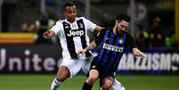 Inter e Juventus fizeram um duelo equilibrado neste sábado (Foto: MARCO BERTORELLO/AFP)  Foto: LANCE!