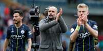 Pep Guardiola celebra vitória de Manchester City  Foto: Andrew Yates / Reuters