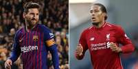 Messi é o maior dribladorna Europa, enquanto Van Dijk ainda não levou dribles na temporada (Foto: Reprodução)  Foto: Lance!