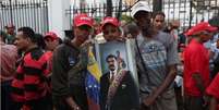 Partido de Maduro, o PSUV ainda conta com algum apoio popular  Foto: EPA / BBC News Brasil