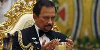 O sult&atilde;o Hassanal Bolkiah, que governa o Brunei desde 1967 e &eacute; considerado um dos homens mais ricos do mundo  Foto: DW / Deutsche Welle