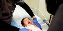 Menina de 1 ano recebe dose de vacina em cl&iacute;nica de Seattle
20/03/2019
REUTERS/Lindsey Wasson  Foto: Reuters