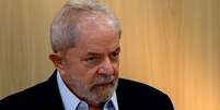 Lula concede entrevista na sede da Polícia Federal em Curitiba  Foto: BBC News Brasil