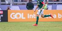 Bruno Henrique, do Palmeiras, comemora após marcar gol na partida contra o Atlético Mineiro, válida pela quarta rodada do Campeonato Brasileiro 2019, no Estádio Mineirão, em Belo Horizonte  Foto: Giazi Cavalcante / Código19 / Estadão