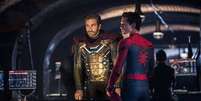 Jake Gyllenhaal e Tom Holland em 'Homem-Aranha: Longe de Casa'.  Foto: Divulga&ccedil;&atilde;o/SonyPictures / Estad&atilde;o Conte&uacute;do