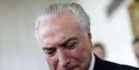 Michel Temer no Pal&aacute;cio da Alvorada, em Bras&iacute;lia
06/12/2018 REUTERS/Adriano Machado  Foto: Reuters