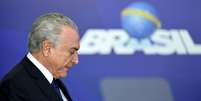 Decisão desta terça-feira do STJ permitiu liberação do ex-presidente Michel Temer, preso desde o dia 9 de maio  Foto: EVARISTO SA/AFP/Getty / BBC News Brasil