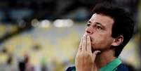 O técnico Fernando Diniz, do Fluminense, em partida contra o Cruzeiro, válida pelas oitavas de final da Copa do Brasil 2019, no estádio do Maracanã, na zona norte do Rio de Janeiro  Foto: Marcello Dias / Eleven / Estadão