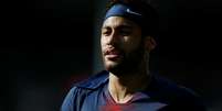 Neymar em campo contra o Angers  Foto: Stephane Mahe / Reuters