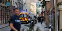 Viaturas dos bombeiros e ambulâncias perto de local onde bomba teria explodido em Lyon, na França
24/05/2019 REUTERS/Emmanuel Foudrot  Foto: Reuters
