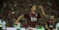 Rodrigo Caio fez o gol da vitória nos minutos finais do segundo tempo (Foto: Alexandre Vidal/Flamengo)  Foto: Lance!