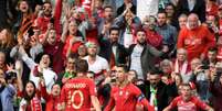 Cristiano Ronaldo foi o cara da classificação de Portugal (Foto: AFP)  Foto: LANCE!