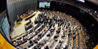 Medida transfere um naco do Orçamento do Executivo para o Congresso. Na foto, o Plenário da Câmara visto de cima  Foto: Senado Federal / BBC News Brasil