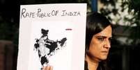 O caso provocou revolta e protestos na &Iacute;ndia, onde uma crian&ccedil;a &eacute; abusada sexualmente a cada 15 minutos, segundo o governo  Foto: Getty Images / BBC News Brasil