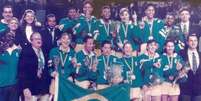 Seleção brasileira feminina campeã mundial em 1994  Foto: Divulgação/Arquivo/CBB / Estadão Conteúdo