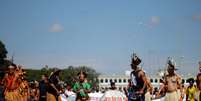 Índios protestam em frente ao Palácio do Planalto
04/06/2019
REUTERS/Adriano Machado  Foto: Reuters