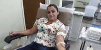 Ozamira decidiu doar sangue após usar os recursos do Facebook.  Foto: Divulgação / Facebook / Estadão
