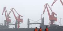 Porto de Qingdao, na Província de Shandong  21/4/2019 REUTERS/Jason Lee  Foto: Reuters