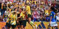 Seleção Brasileira perdeu para a Austrália em Montpellier (Foto: PASCAL GUYOT / AFP)  Foto: Lance!
