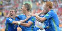 Ucranianos são os campeões mundiais sub-20 (Foto: AFP)  Foto: Lance!