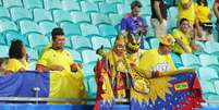 Torcida durante a partida entre Argentina e Colômbia, na noite deste sábado (15), Grupo B da Copa América Brasil 2019, na Arena Fonte Nova, no centro de Salvador.  Foto: SANDRO PEREIRA/CÓDIGO19 / Estadão