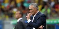  O técnico Tite, do Brasil, em partida contra a Venezuela, válida pela 2ª rodada do grupo A da Copa América 2019, realizada na Arena Fonte Nova, em Salvador (BA), nesta terça- feira (18)  Foto:  ALEX SILVA / Estadão