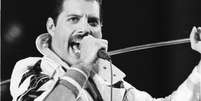  O cantor Freddie Mercury durante apresentação do grupo inglês Queen no Rock in Rio I, na Cidade do Rock, Rio de Janeiro.   Foto: Estadão Conteúdo