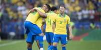 Seleção ficou em primeira do Grupo A e aguarda definição de rival (Foto: Lucas Figueiredo/CBF)  Foto: LANCE!