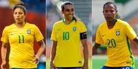 Cristiane, Marta e Formiga são destaques da Seleção Brasileira nos Mundiais femininos (Foto: Reprodução)  Foto: Lance!