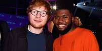 Os artistas Ed Sheeran e Khalid.  Foto: Instagram/@teddysphotos / Estadão Conteúdo