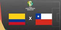 Colômbia e Chile se enfrentam pelas quartas de final da Copa América (Foto: Arte/Lance!)  Foto: Lance!