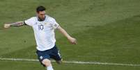 Messi, durante o confronto contra a Venezuela (Foto: AFP)  Foto: LANCE!